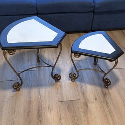 ✨ Pair of Refurbished Vintage Nesting Tables