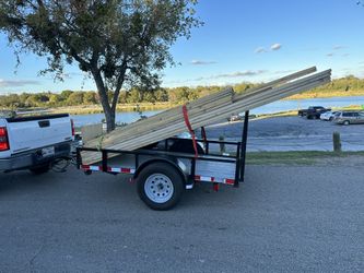 6’x8’ Utility Trailer With Ramp