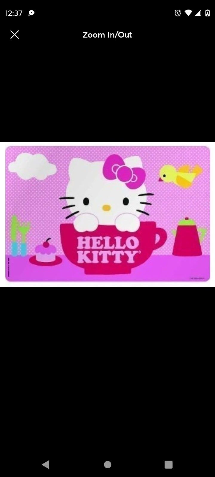 Hello Kitty Table Mats Set Of 4