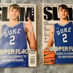 Cooper Flagg Slam Magazines ( 2 ) 