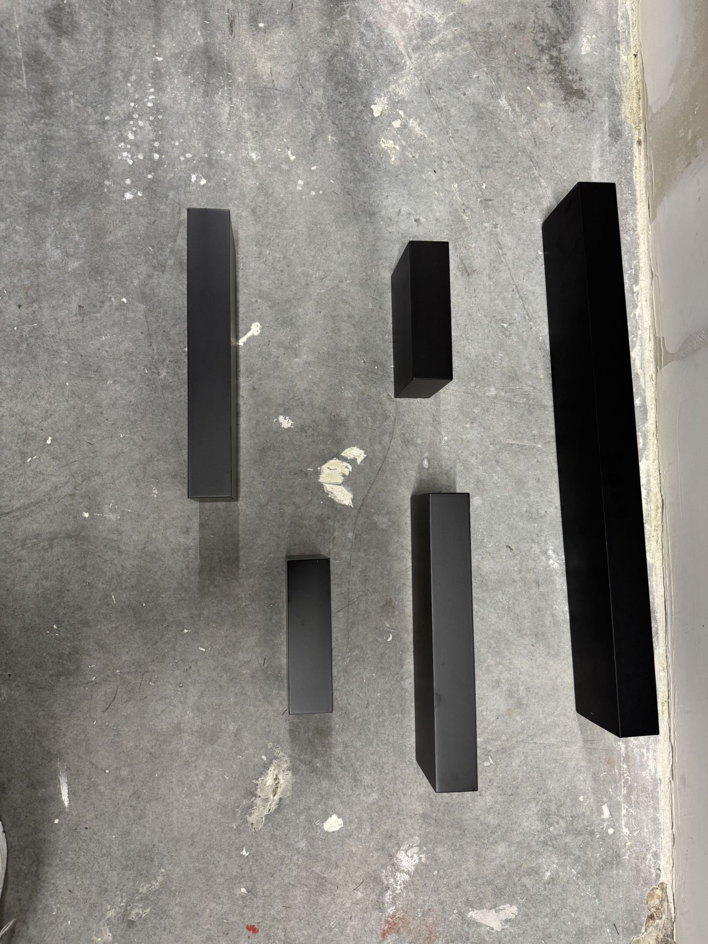 Black Floating Shelves