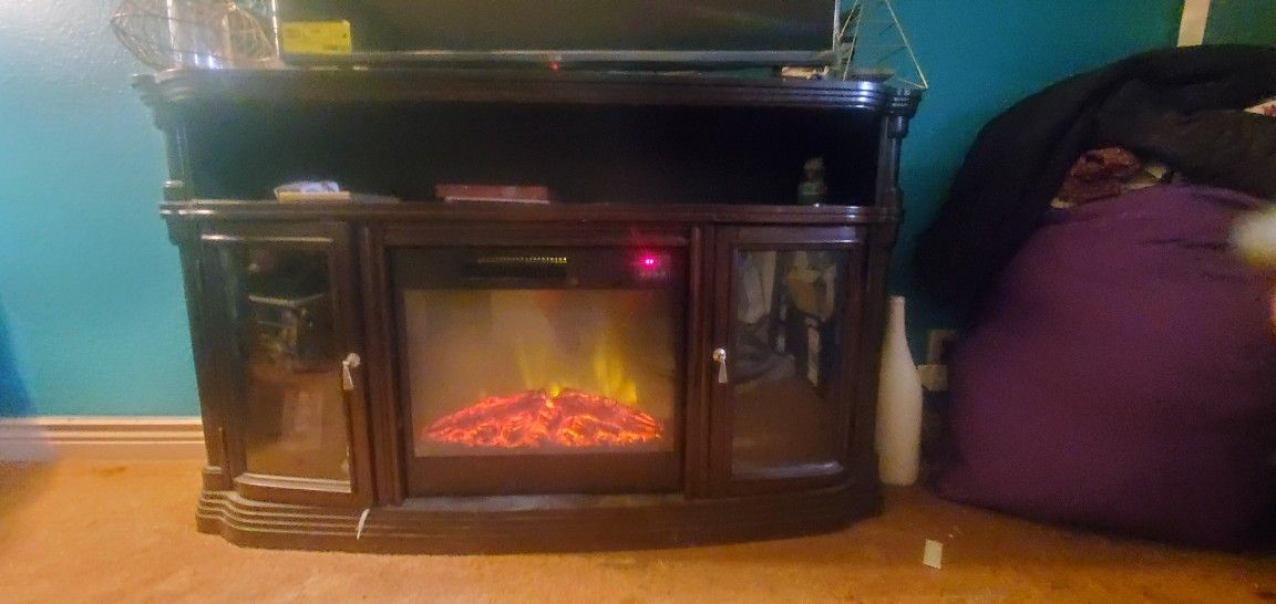 Electric Fireplace TV Stand