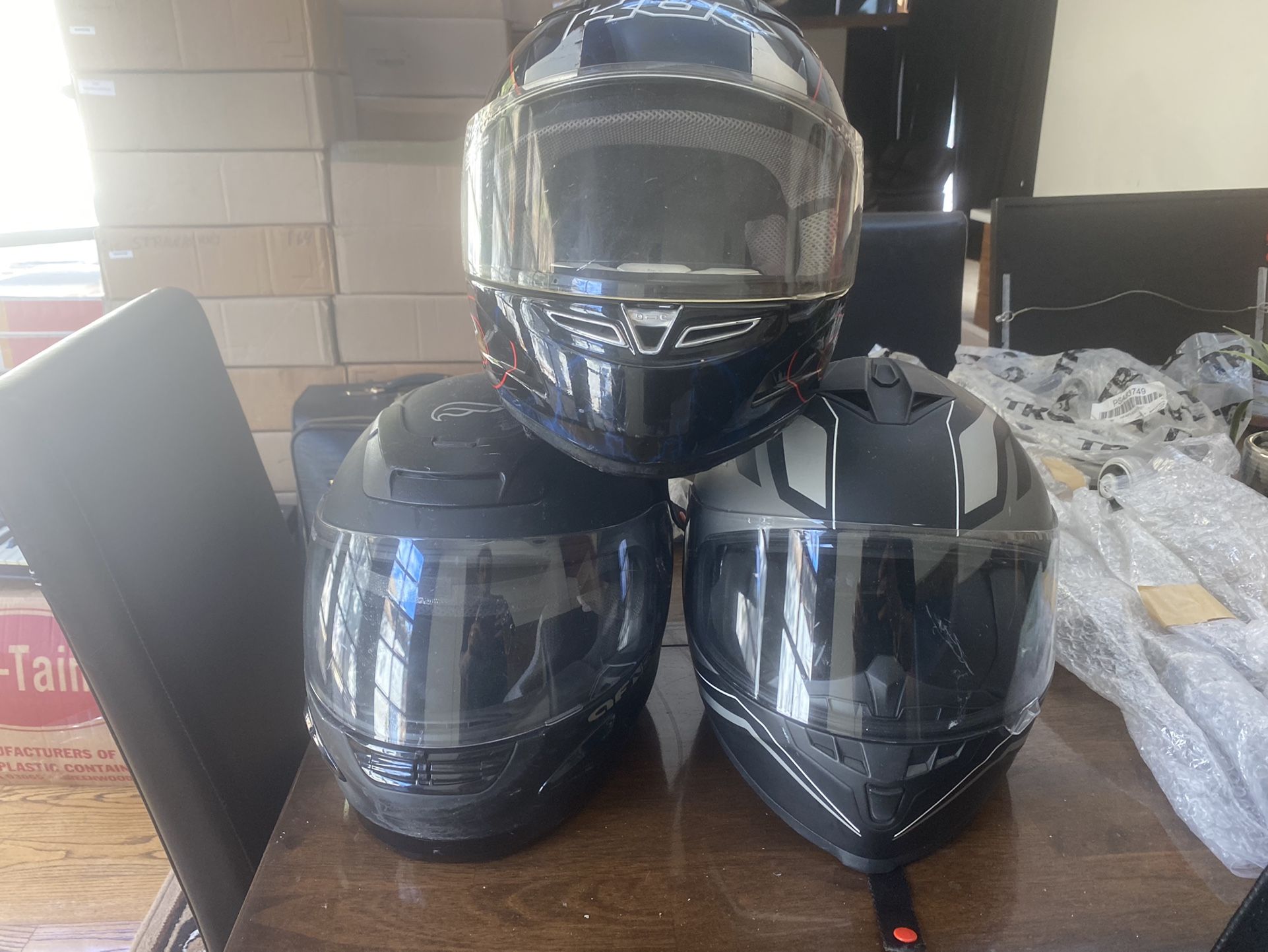 MOTORCYCLE HELMETS