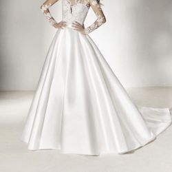 Pronovias Glossy Mikado Princess Skirt