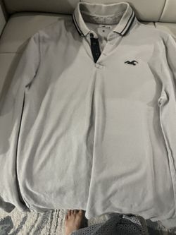 Long Sleeve Hollister Men’s Polo T-shirt