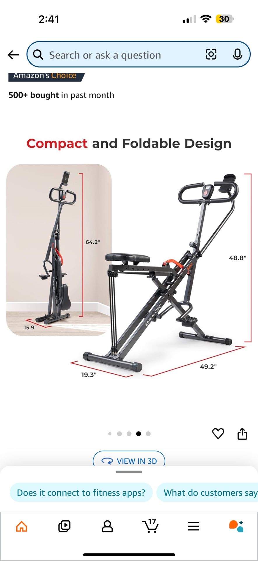 Excercise Row & Ride Fitness