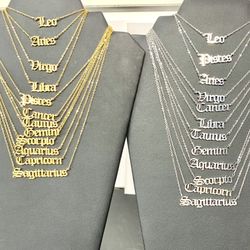 Necklaces Signs Stainless Steel