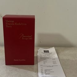 Baccarat Rouge 540 70 ML. 2.4 FL Oz