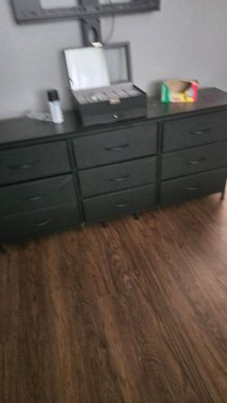 Black dresser