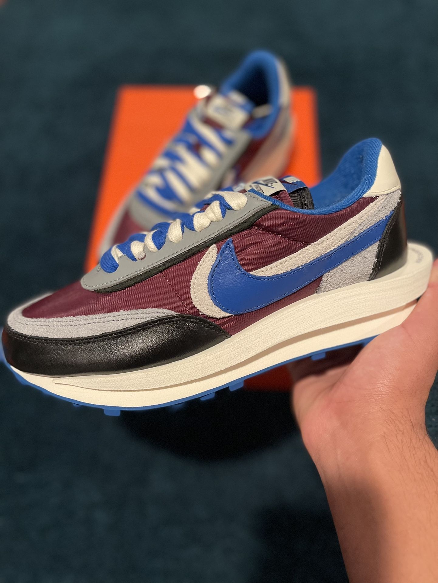 Nike LD Waffle Sacai Undercover Night Maroon Size