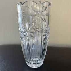 Vintage Mikasa “Spring Jewels” Pattern Crystal Vase