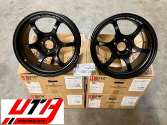 ADVAN RACING RG-D2 16x8 4x100 38 WHEEL RIM CIVIC CRX INTEGRA FIT MIATA S.G BLACK