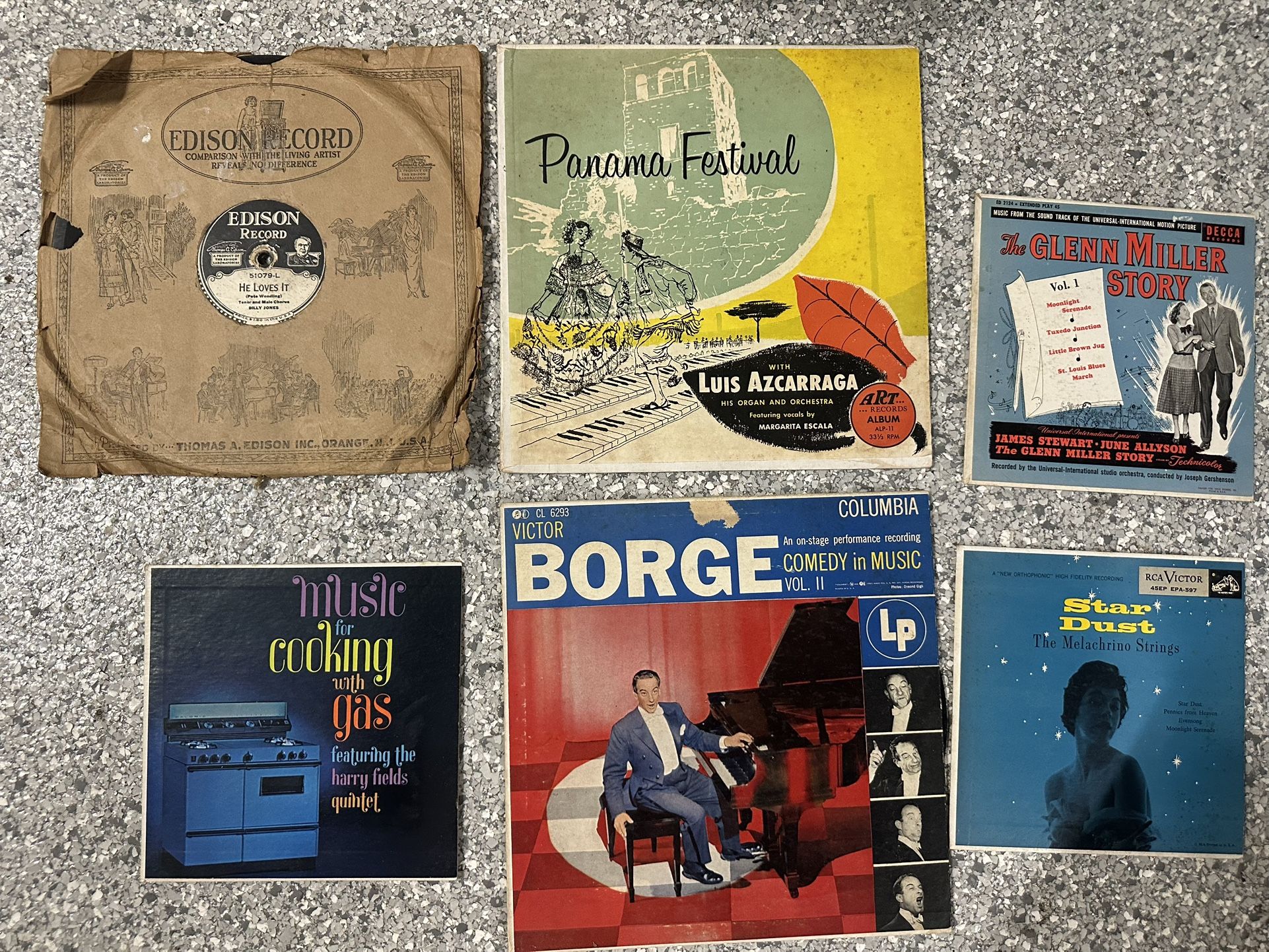 Vintage record lot