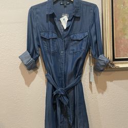 Jean Material Dress