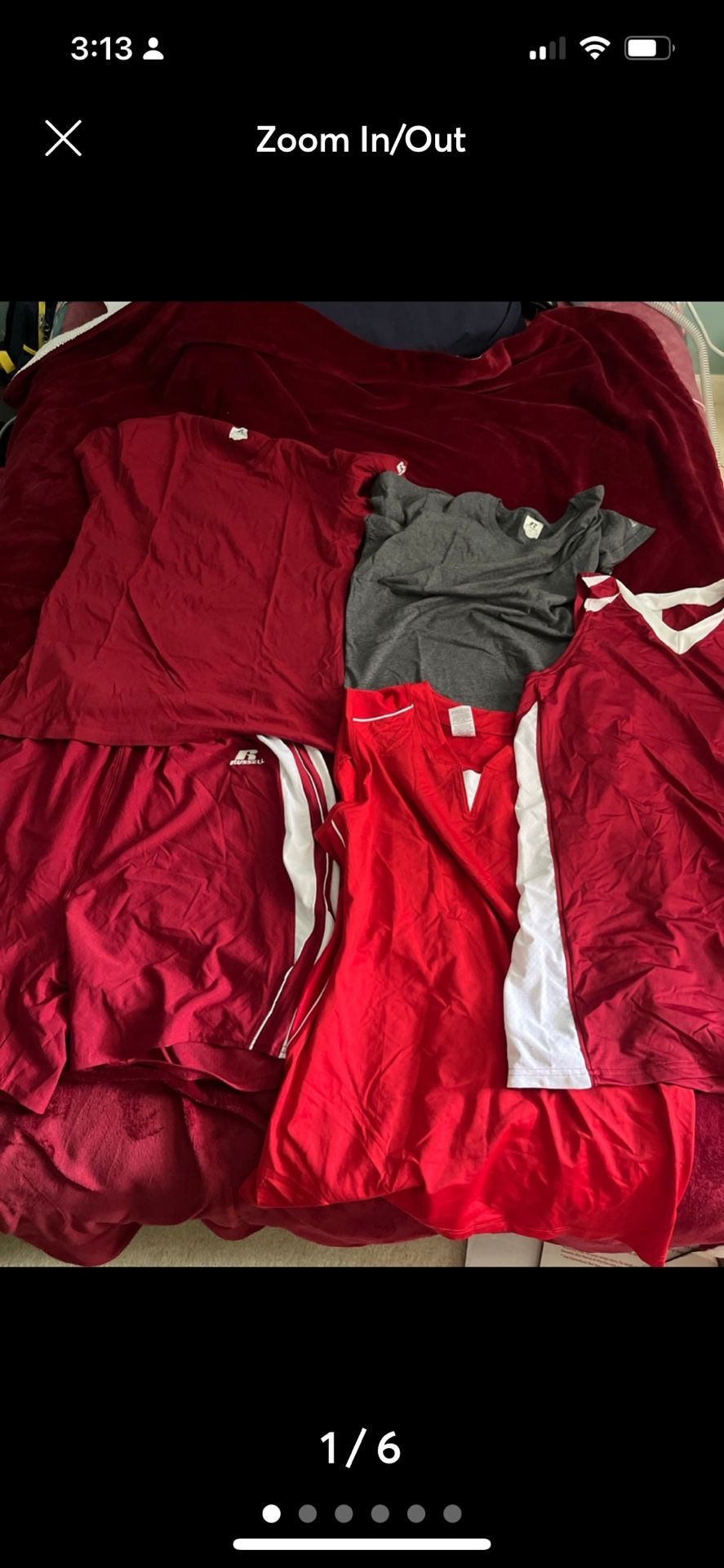 new bundle Men’s Russell shirts and shorts size xxl