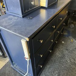 Dresser/ Book Shelf Made By Cafe Kids Quality Wood And Ball Bearing Drawers 