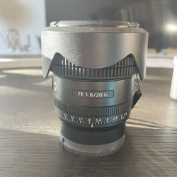 SONY FE 1.8/20MM G LENS