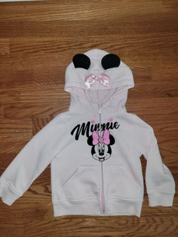 3T Minnie Mouse Toddler Girl Hoodie