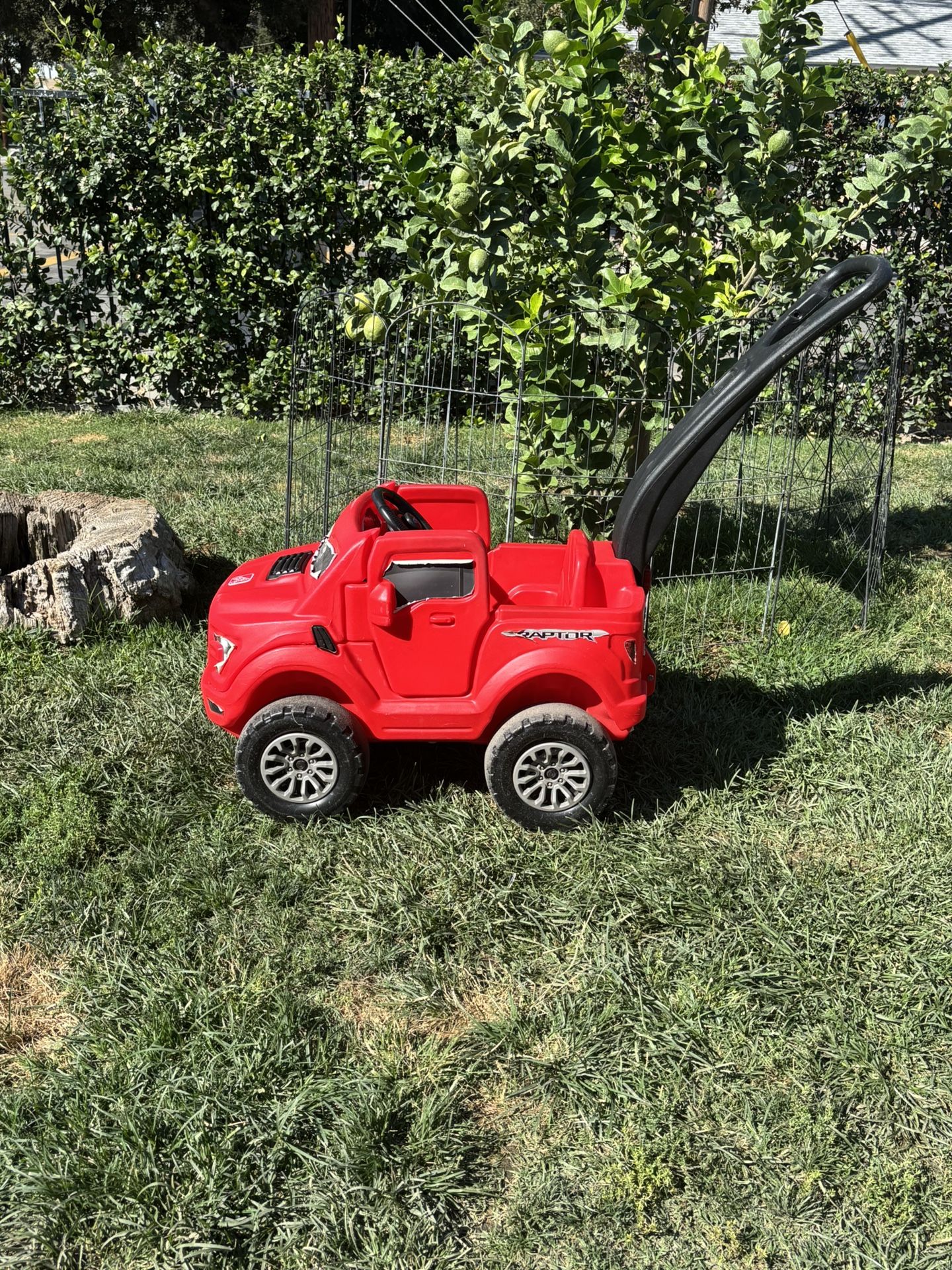 STEP 2 FORD RAPTOR PUSH CAR
