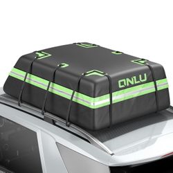 Rooftop Cargo Carrier Bag 20 Cubic Ft, Rooftop Cargo Bag for All Vehicle with/Without Racks