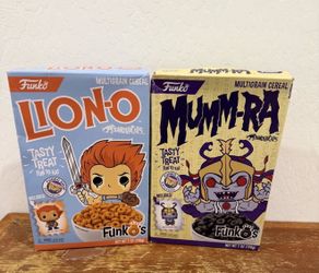 Funko Pop FunkO's ThunderCats Mumm-Ra and Lion-O Multigrain Cereal Pocket Pop
