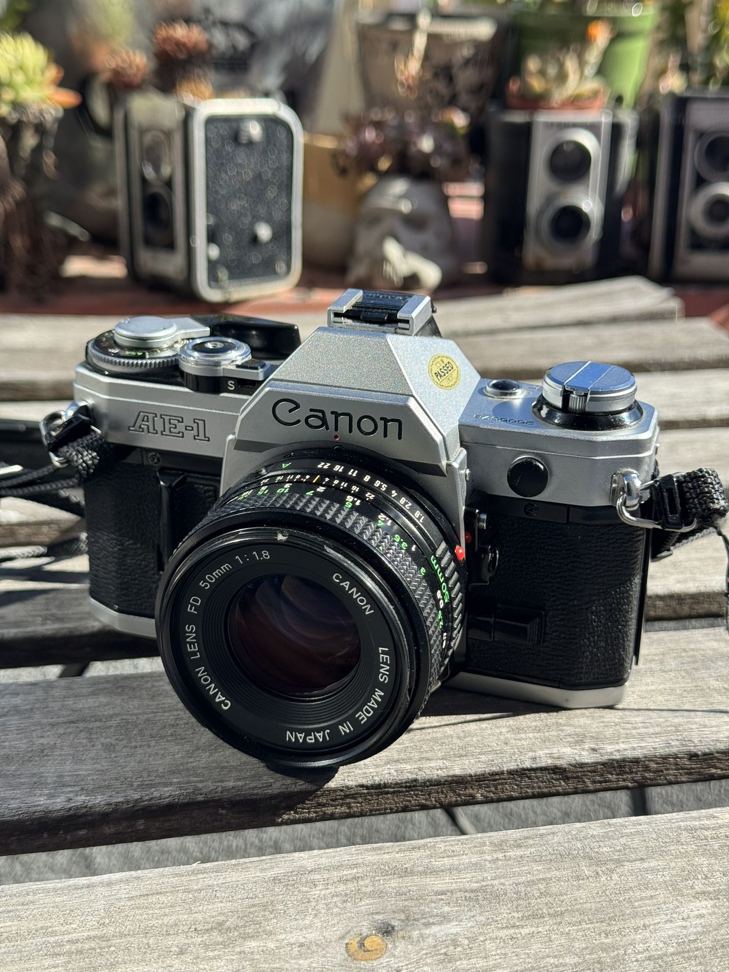 Vintage Canon AE1 35mm Film Camera 