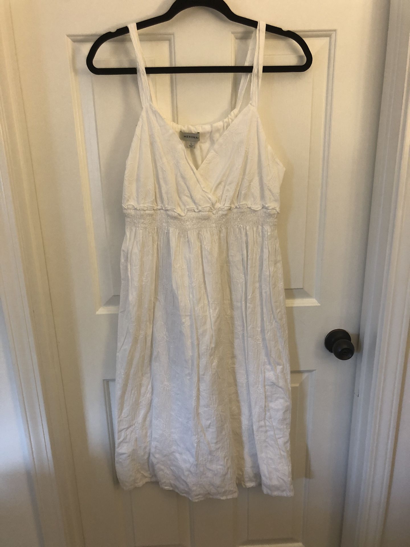 White Merona Dress