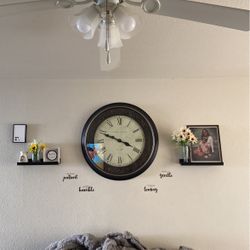 Clock And Shelves 