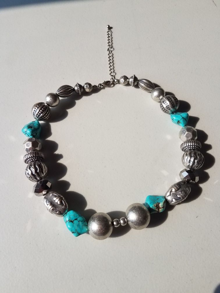 Turquoise & Silver necklace
