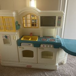 Vintage Little Tykes Kitchen Tote Of Food