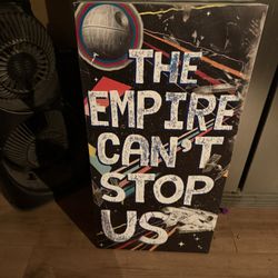 Star Wars Wall Art The Empire Can’t Stop Us Canvas 