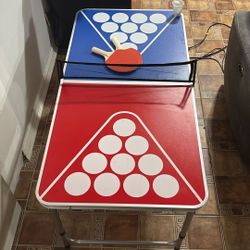 Beer Pong Table With Racks Net And Balls