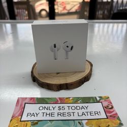 Apple Airpods 4 Wireless Headphones New - Pay $1 today and pay the rest later -