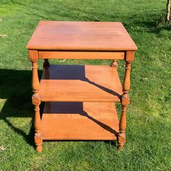 Solid Wood Side Table