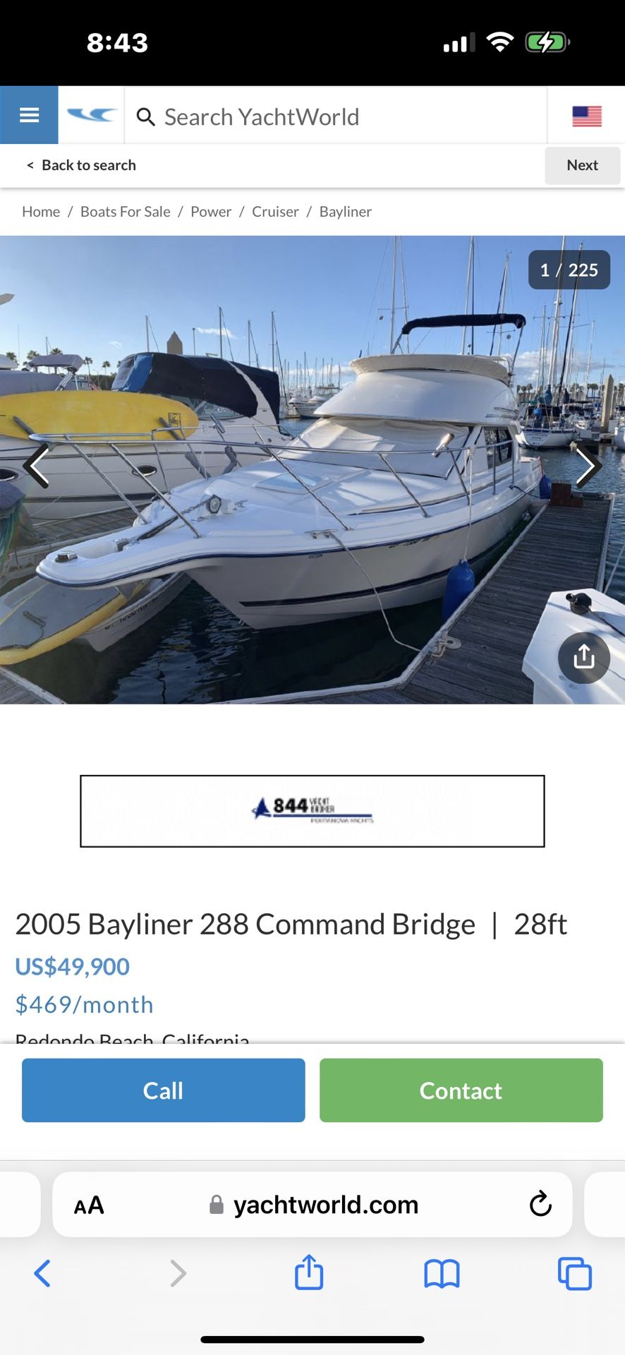 2004 288 command bridge Flybridge