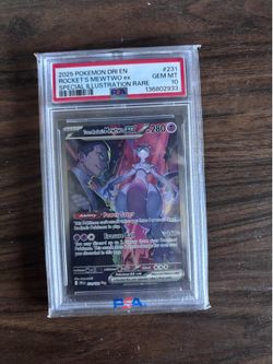 ROCKET'S MEWTWO ex GEM MT SPECIAL ILLUSTRATION