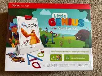 Osmo Little Genius Kit, Ages 3-5, Preschool Phonics & Letters for iPad