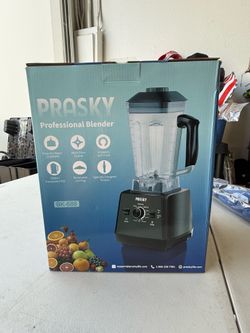 PRASKY Countertop 2400W Professional Blender and Grinder Combo