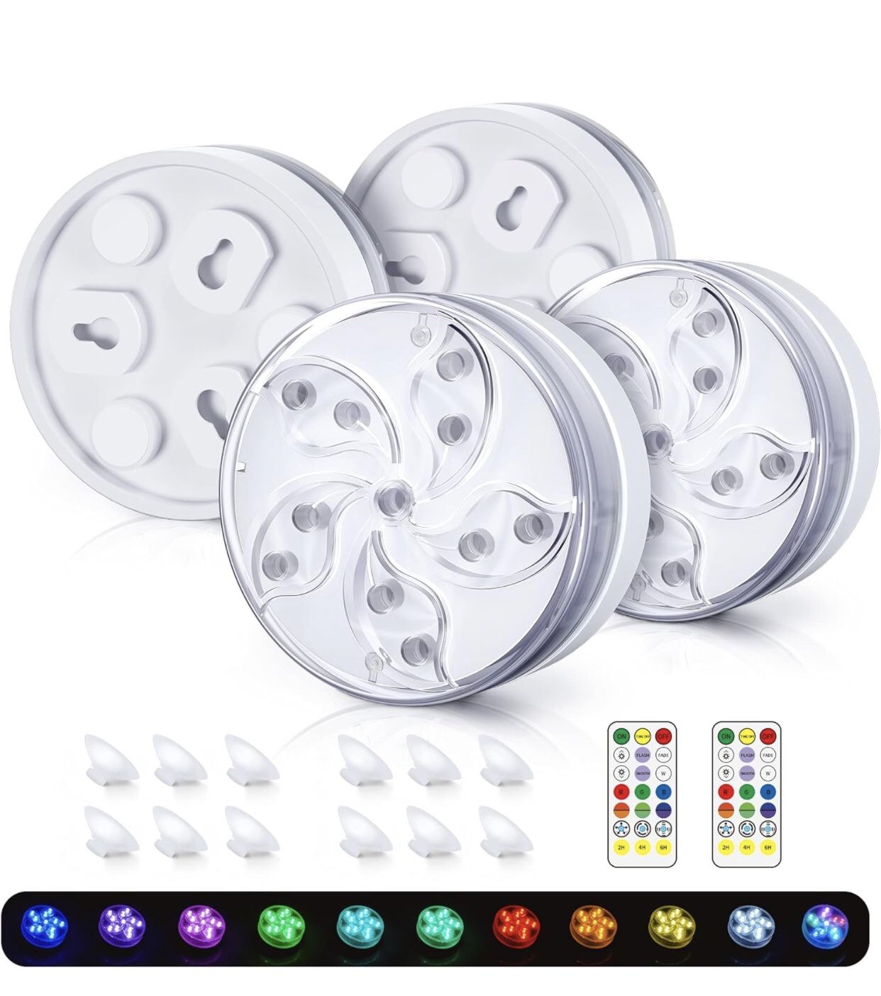 Submersible LED Pool Lights, Pond Lights with Remote, 16 Colors Underwater Lights