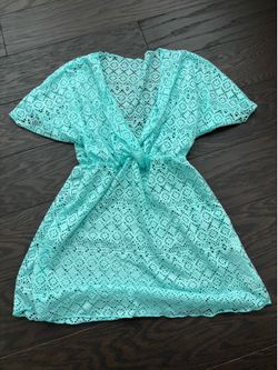 New girl’s swim dress coverup, size 9 medium