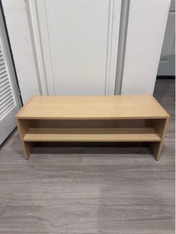 Wood 2-Tier Shoe Rack / Organizer – 31 x 11.5 x 11.5