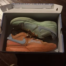 Nike Ja 1 Lime/Orange Size 10 Used (Read Description)