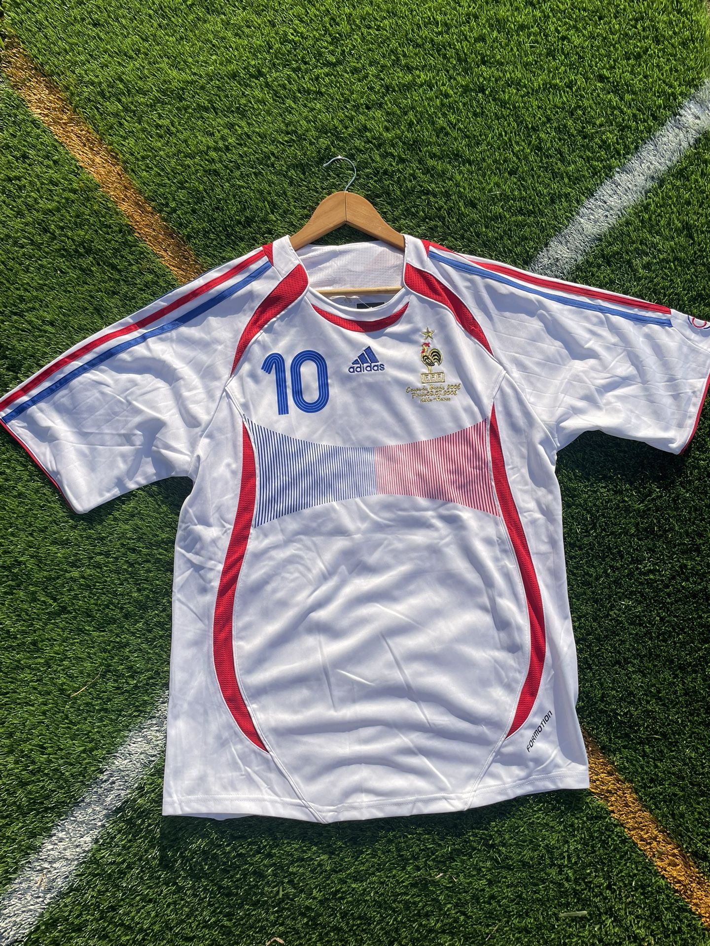 France Away 2006 Zidane Retro Soccer Jersey