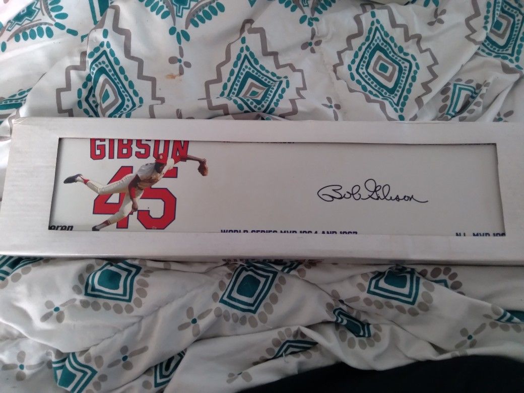Bob Gibson Pitching Rubber SGA