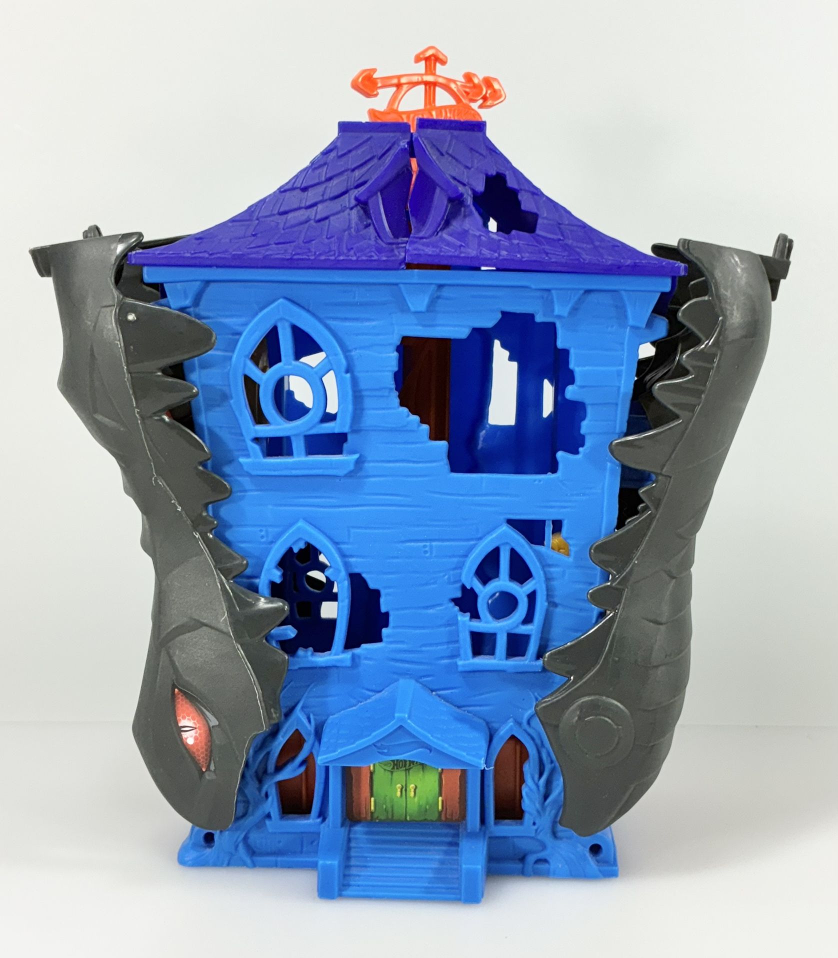 Mattel Hot Wheels City vs. Robo Beasts Croc Mansion Attack Playset Retired