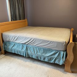 Queen Bed Frame with Dresser