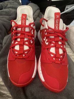 Nike PG 3 Team University Red White Size 5 1/2