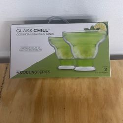 Glass Chill Cooling Margarita Glasses