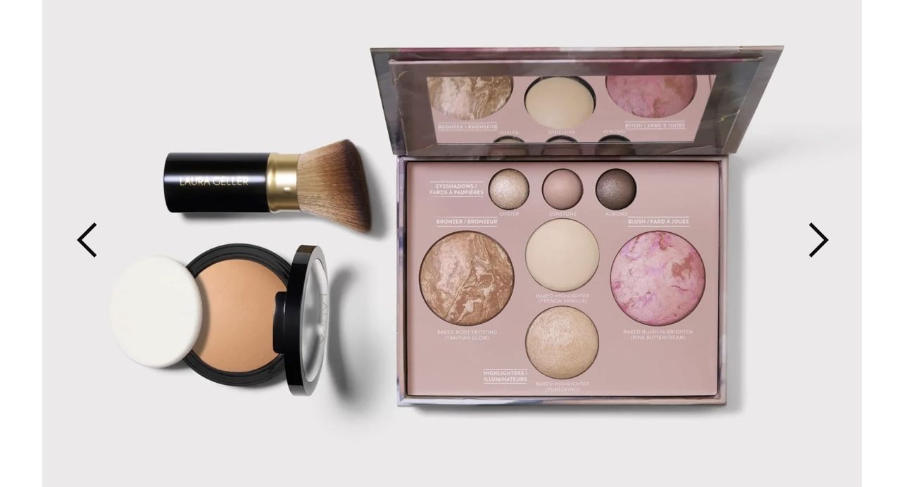 Baked Starter Kit - Full Coverage (3PC) Kit Includes: Full Face Palette, Full Coverage Foundation & Kabuki Brush