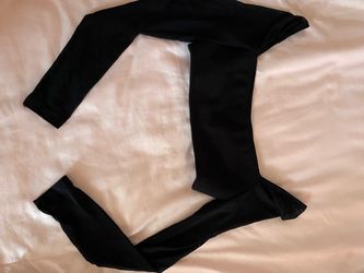 Black dressy crop top xxs